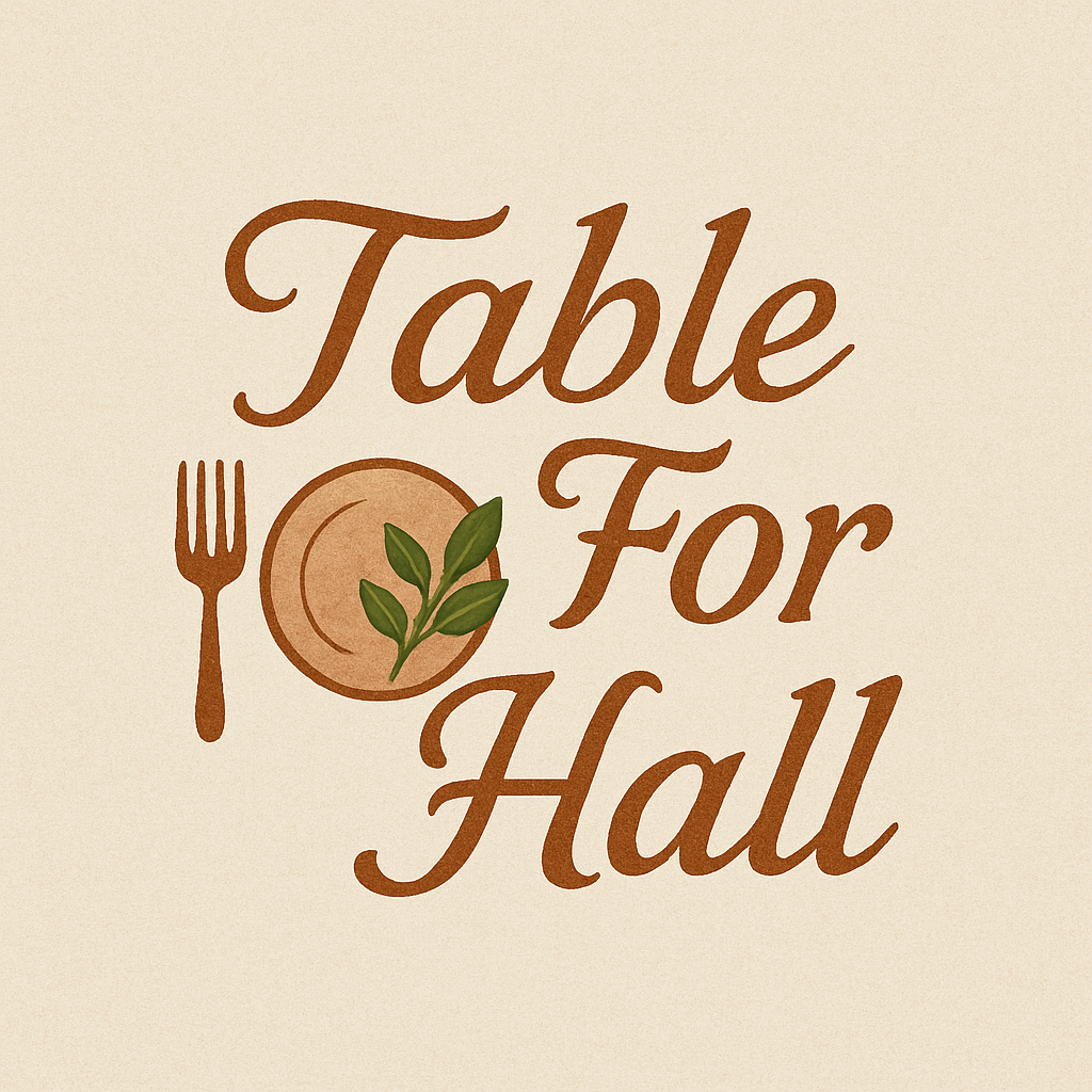 Table For Hall Logo